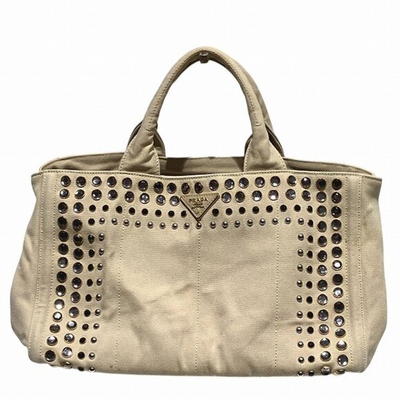 PRADA Beige Tote Bag - Picture 1 of 9